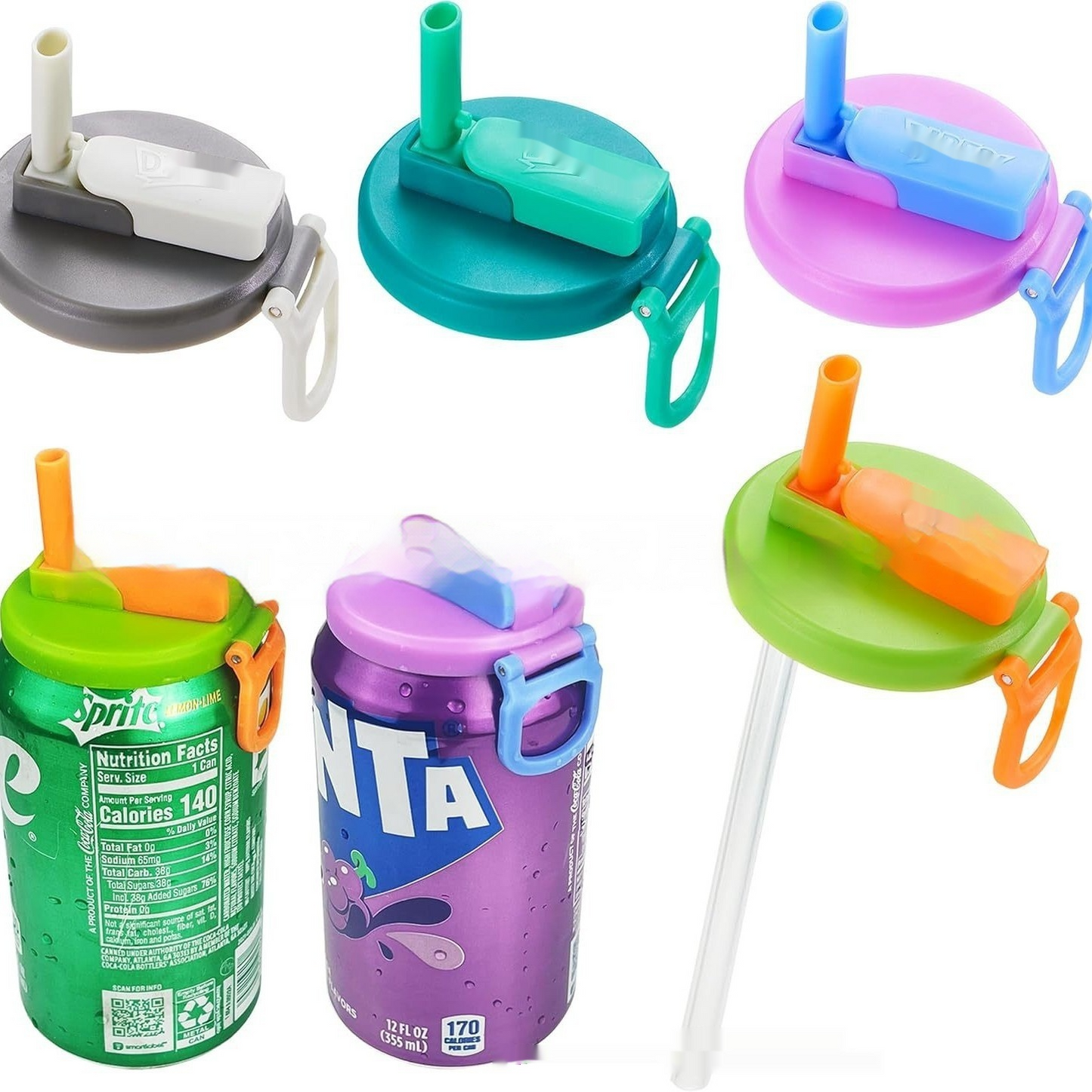 Portable Silicone Soda Straw