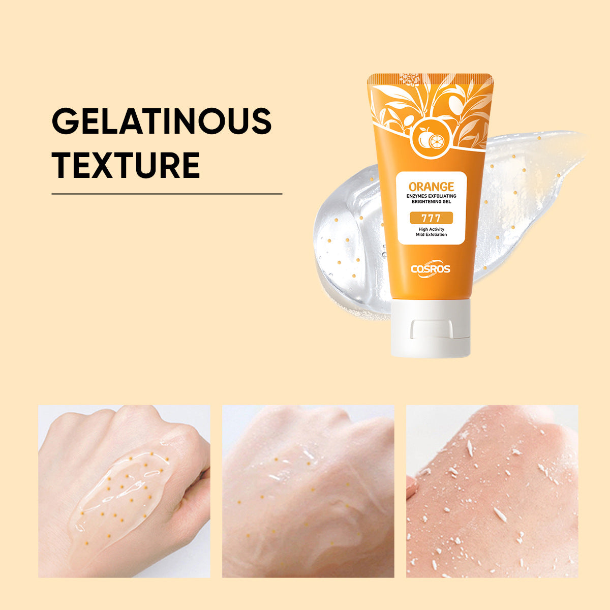 Orange Exfoliating Gel for Skin Care