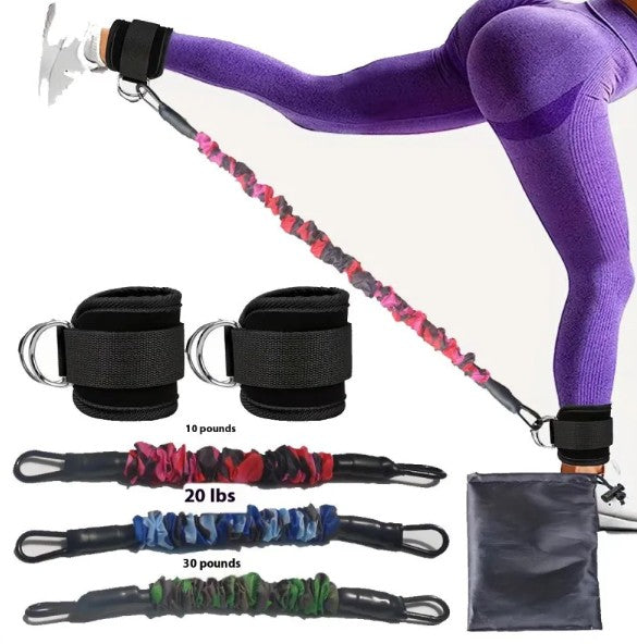 Ankle Strap Resistance Bands for Legs & Hips